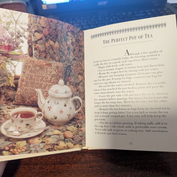 Afternoon Tea Book by Koren Trygg & Lucy Poshek Recipes Victorian Hardcover VTG - Picture 7 of 7